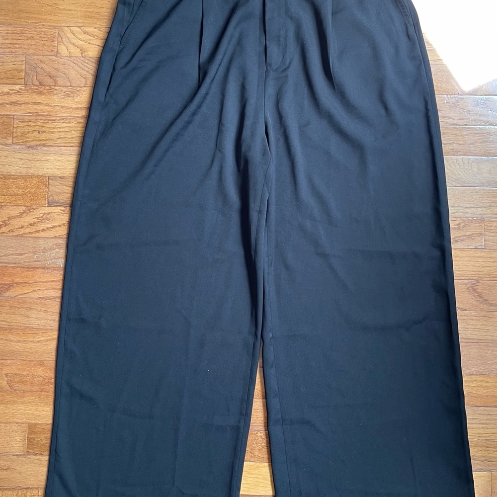Black Wide Leg Pants - Size 2XL